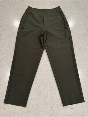 Athleta Olive Cropped Ankle Pants
